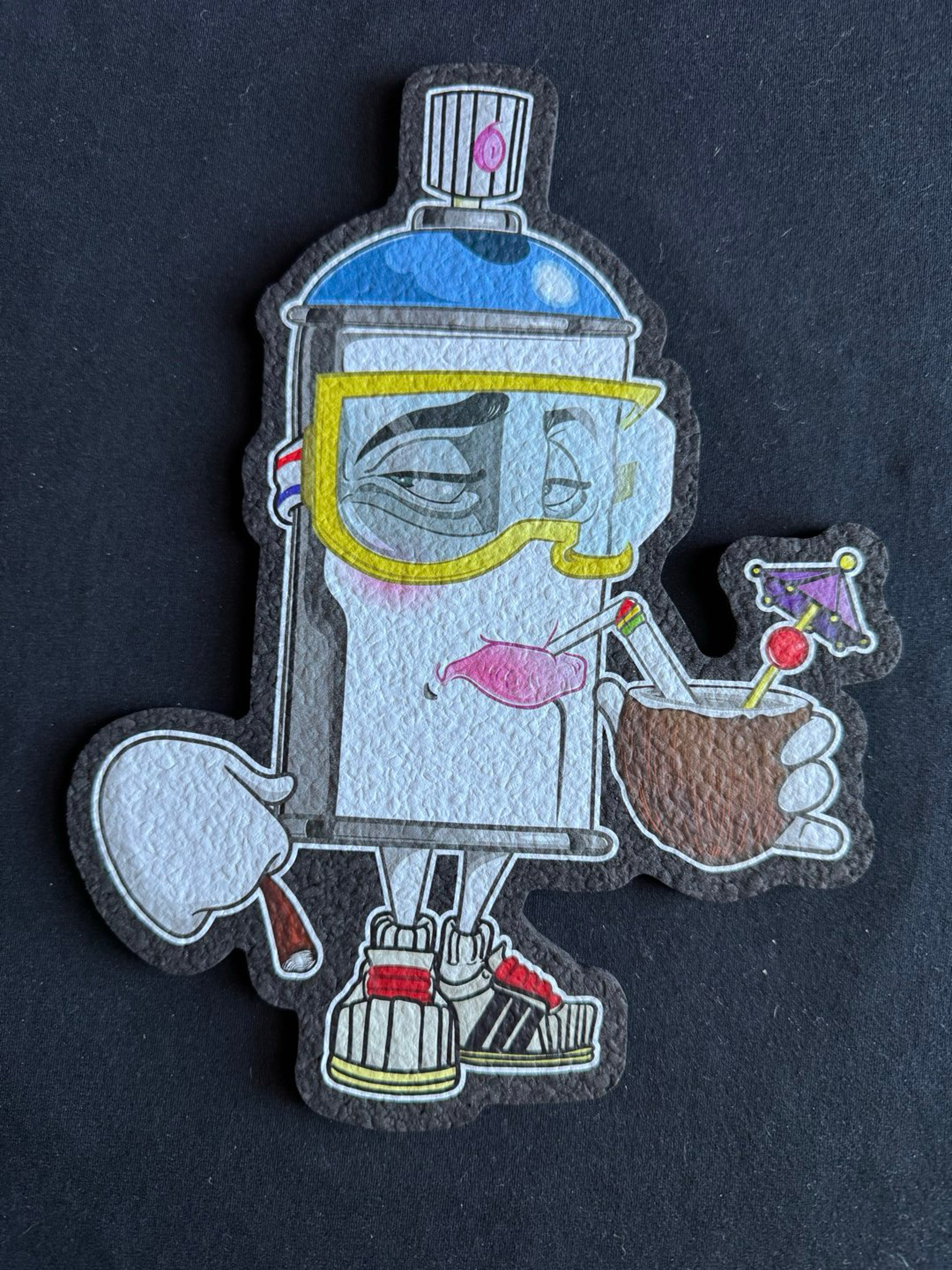 🫟Caesar × Moodmats “Spraycation” Die-Cut Collector Mat image 0