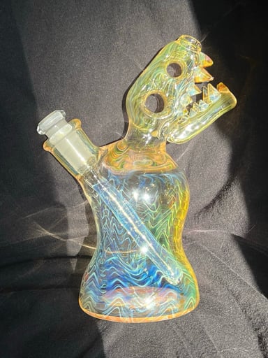 Preview pic of Expotwo & enuff glass collab. 10mm 2 hole worked diffy.