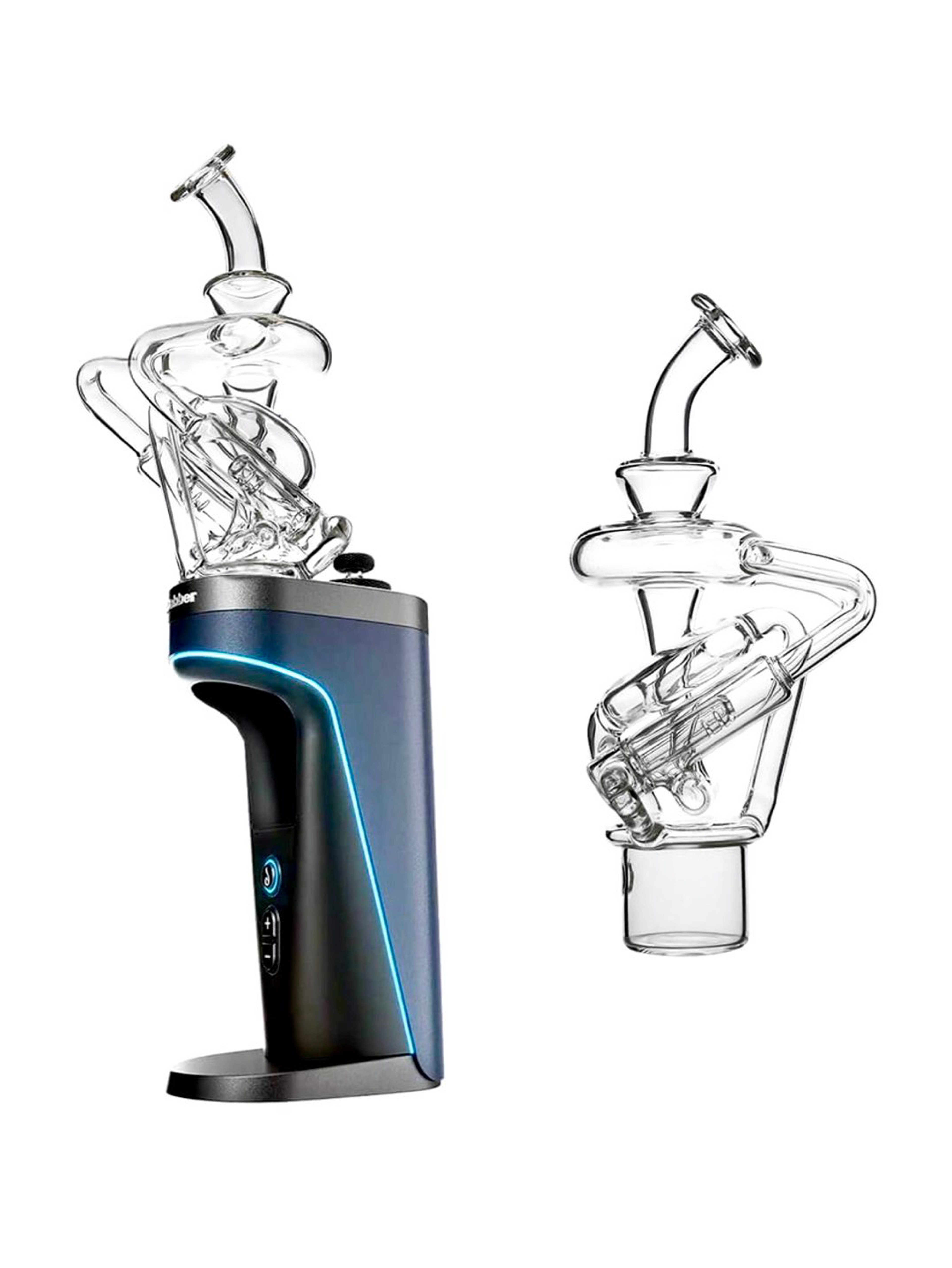 Preview pic of DOUBLE JET VORTEX GLASS ATTACHMENT FOR DR. DABBER SWITCH 2