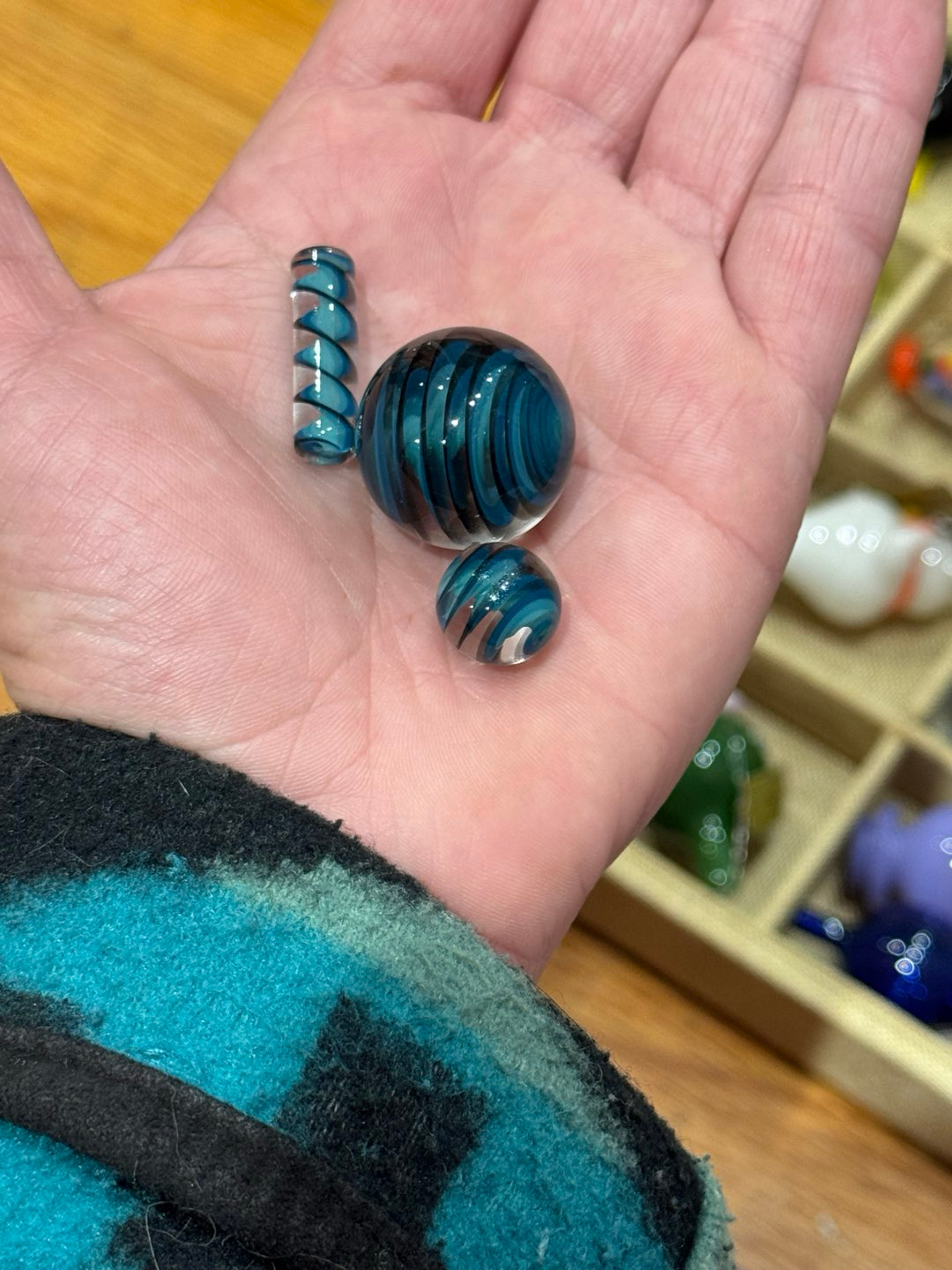 Shades of Blue Terp Slurper 3pc Set image 0