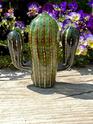 Preview pic of Blurd Glass Sparkly Cactus Pipe