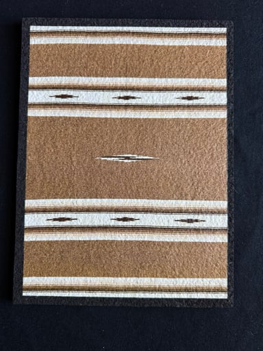 Preview pic of 🔥 Desert Serape Stripe Moodmat – Clean Western Vibes 🔥