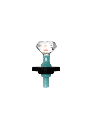 Preview pic of DIAMOND FACET OPAL JOYSTICK CARB CAP FOR DR.DABBER SWITCH 2