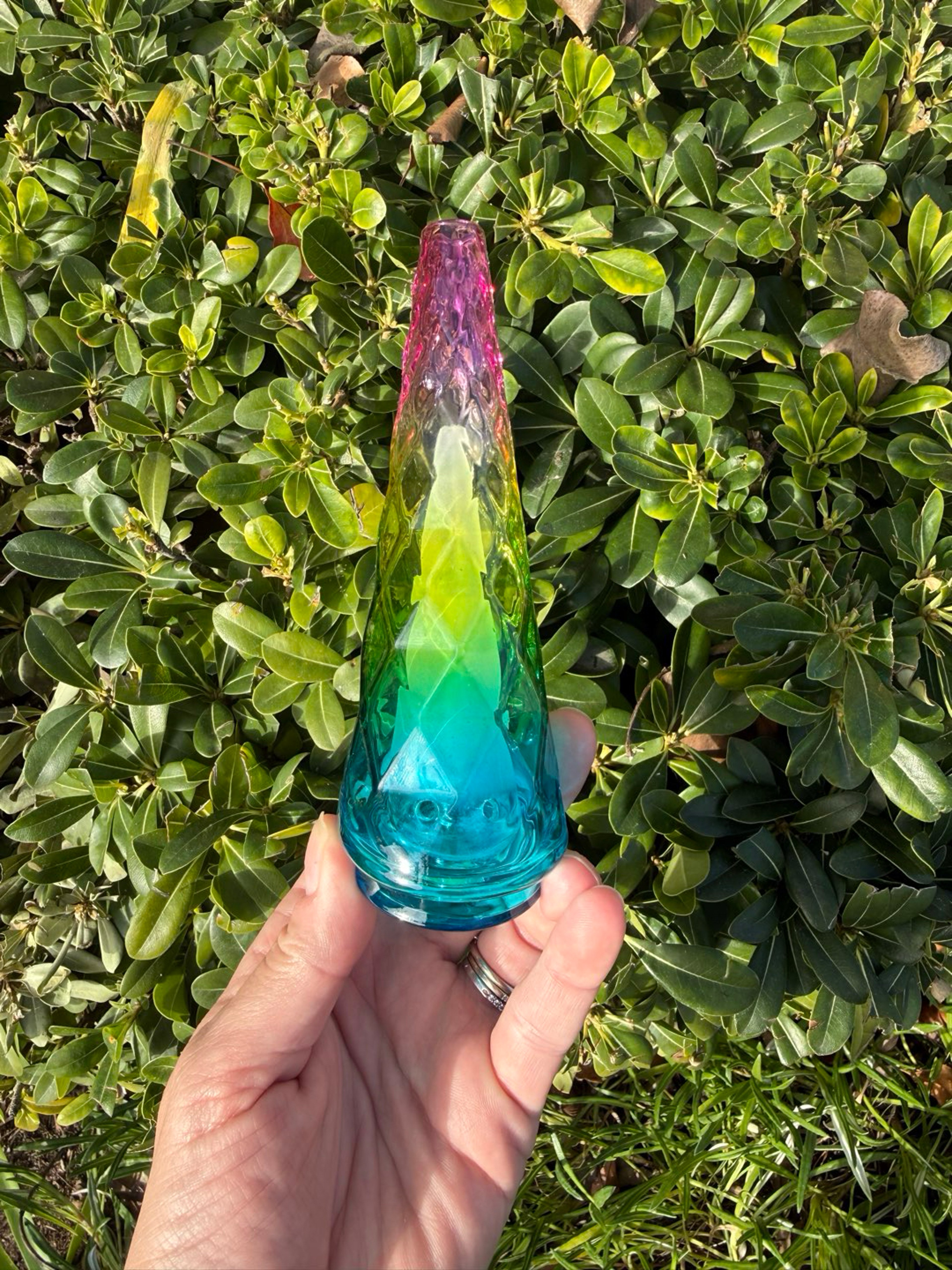 Rainbow Puffco Glass Topper image 0