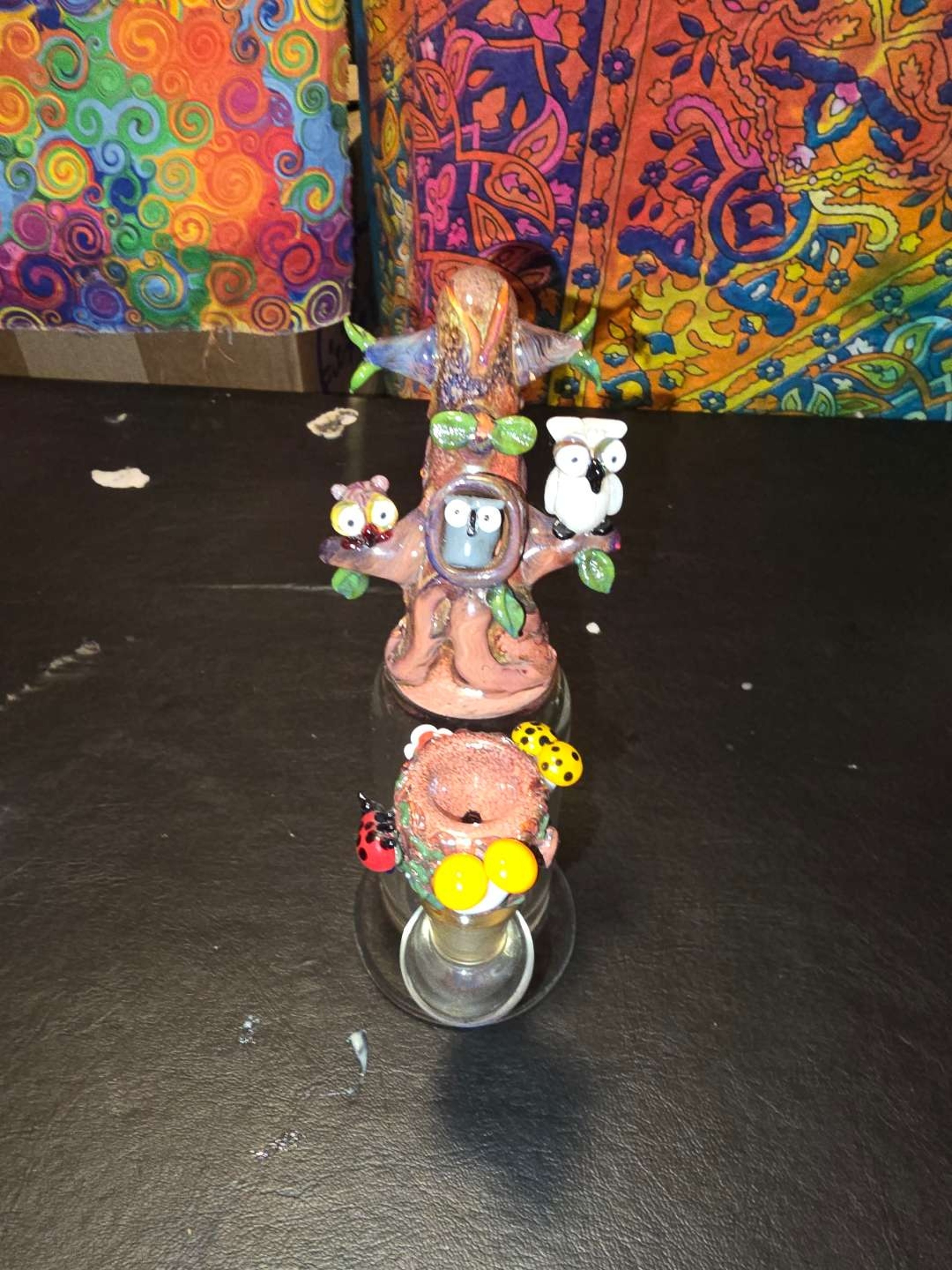 Preview pic of Empire Glassworks Hootie's Forest Mini Rig w/ Bug's Life Bowl Piece