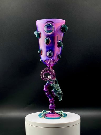 Preview pic of Royal Jelly and Blue Slyme Ram Skull Goblet