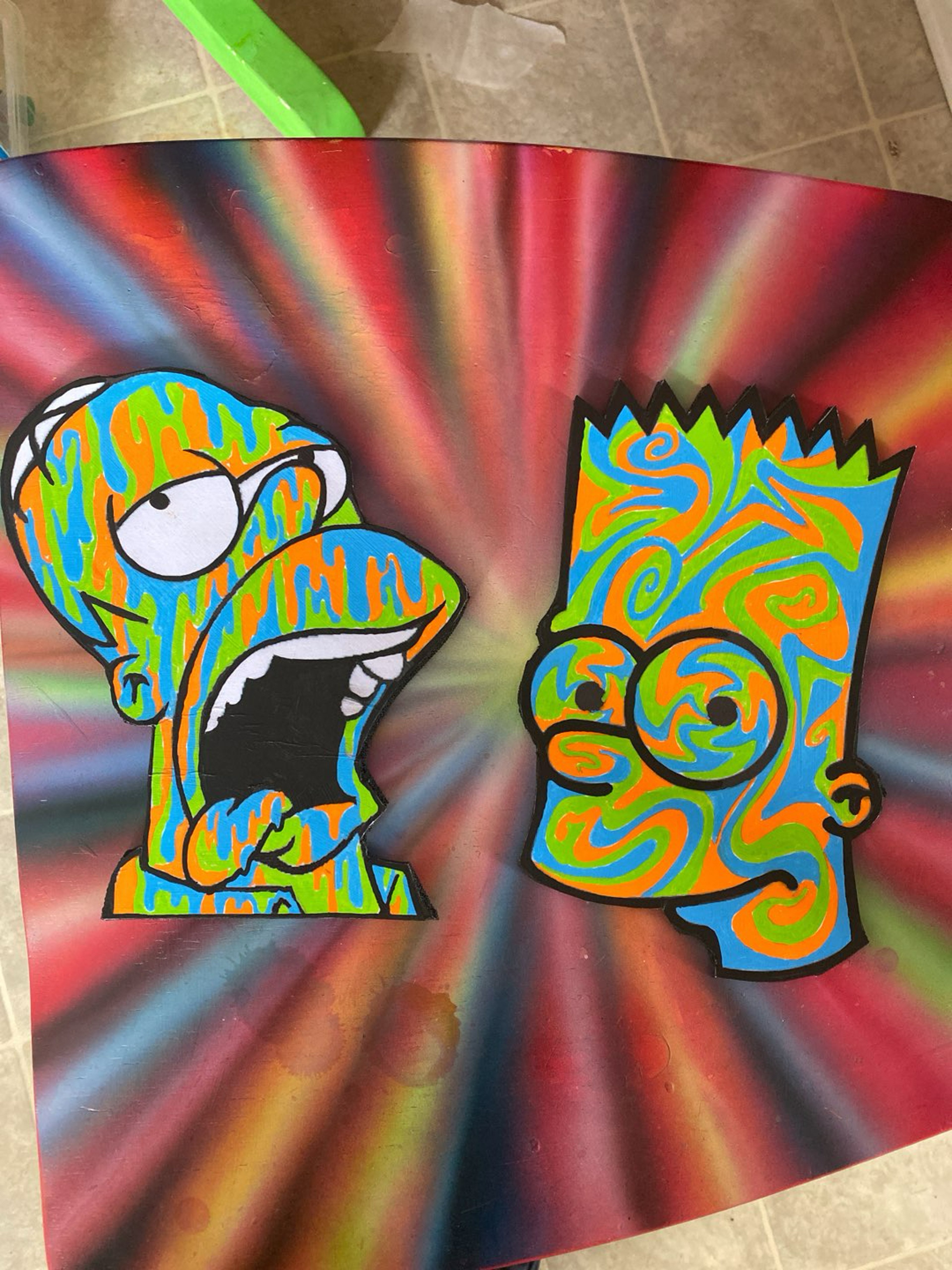 Bart and homer mats image 0