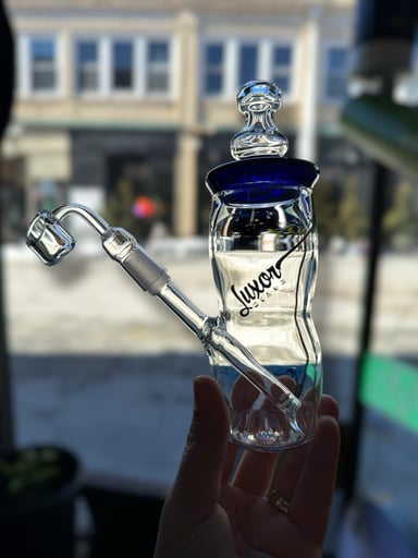 Preview pic of 7.25” Luxor Baby Bottle Rig - Blue