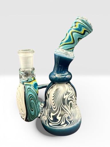 Preview pic of 6” Custom Worked Rig by Chaotic Symmetry Glass