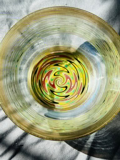 Preview pic of 🔥LG MULTI-SECTION UV WIG-WAG DEEP DISH HEADIE AF SERVING DISH/ SEPARATION TRAY 🤯