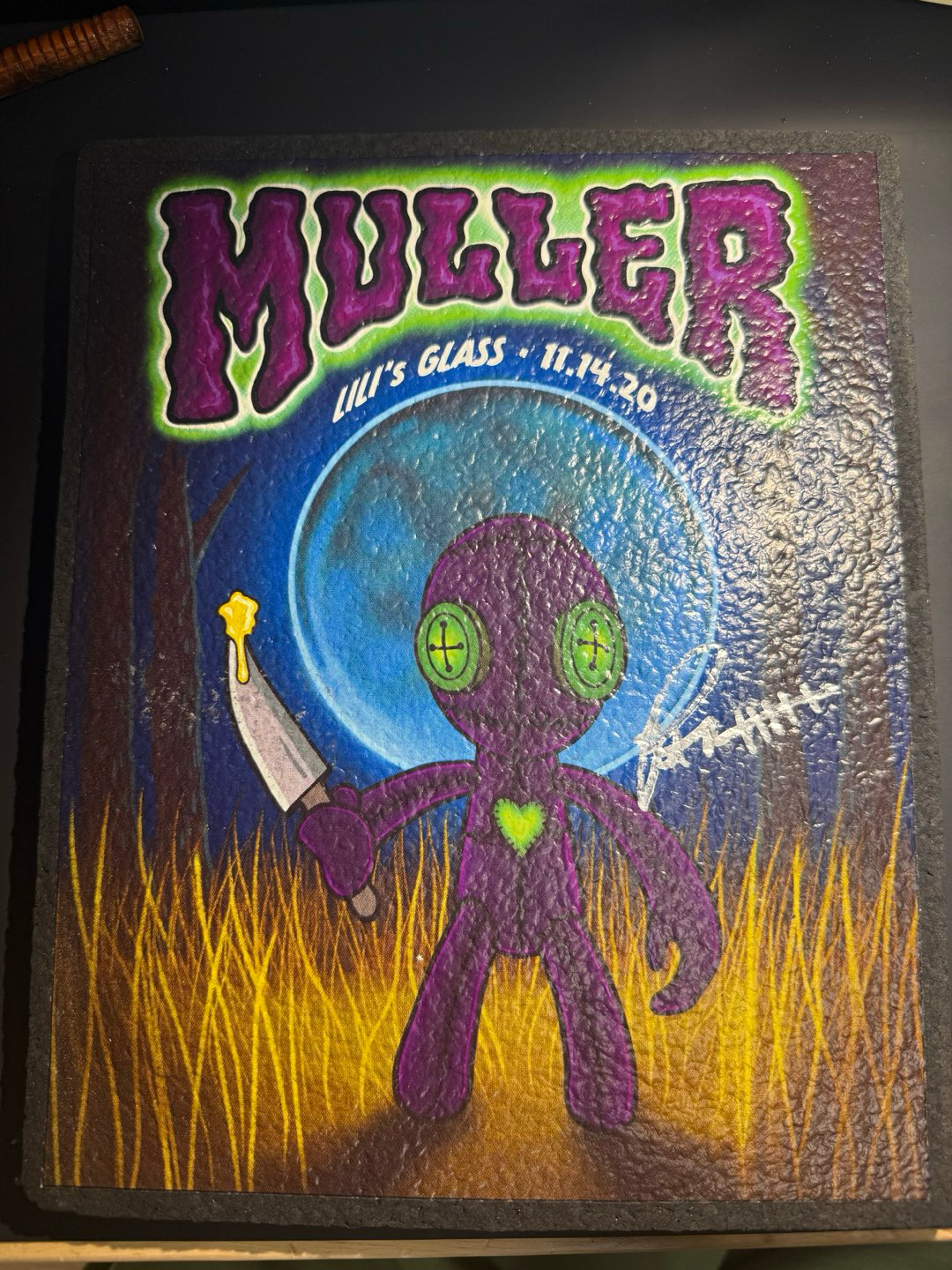 Preview pic of Muller Glass moodmat signed