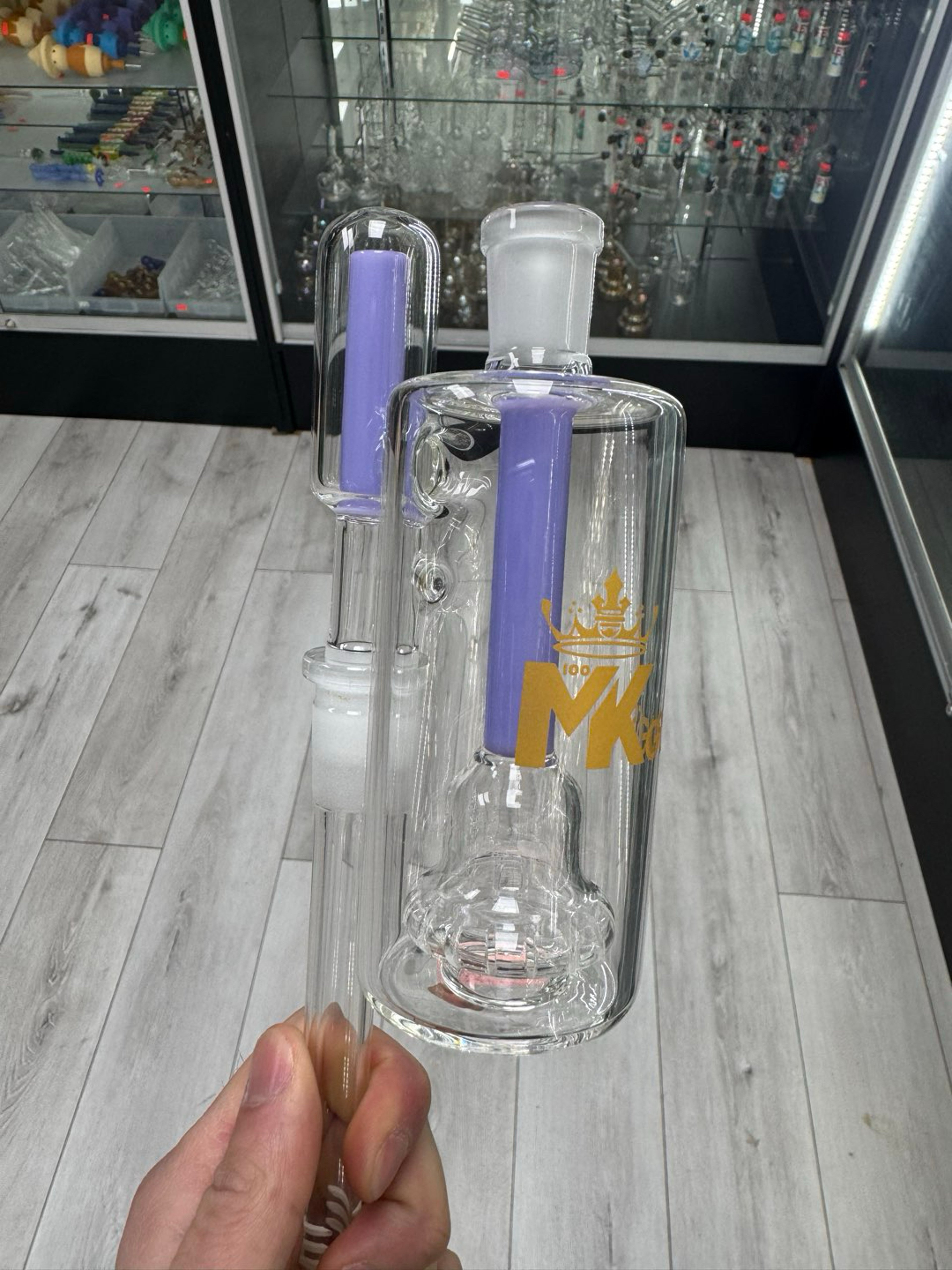 Mk glass 14/14 ash catsher purple image 0