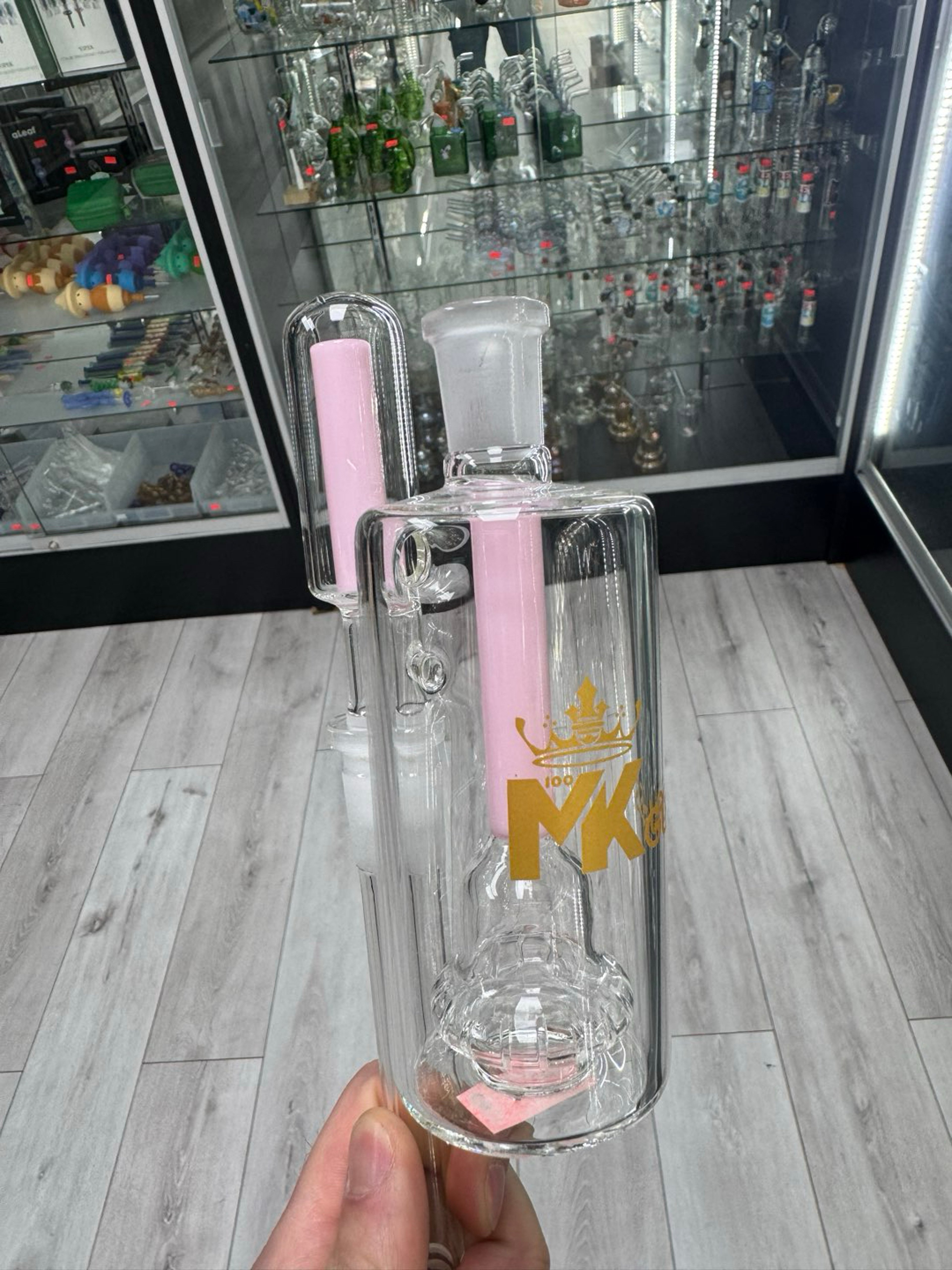 Mk glass 14/14 ash catsher pink image 0