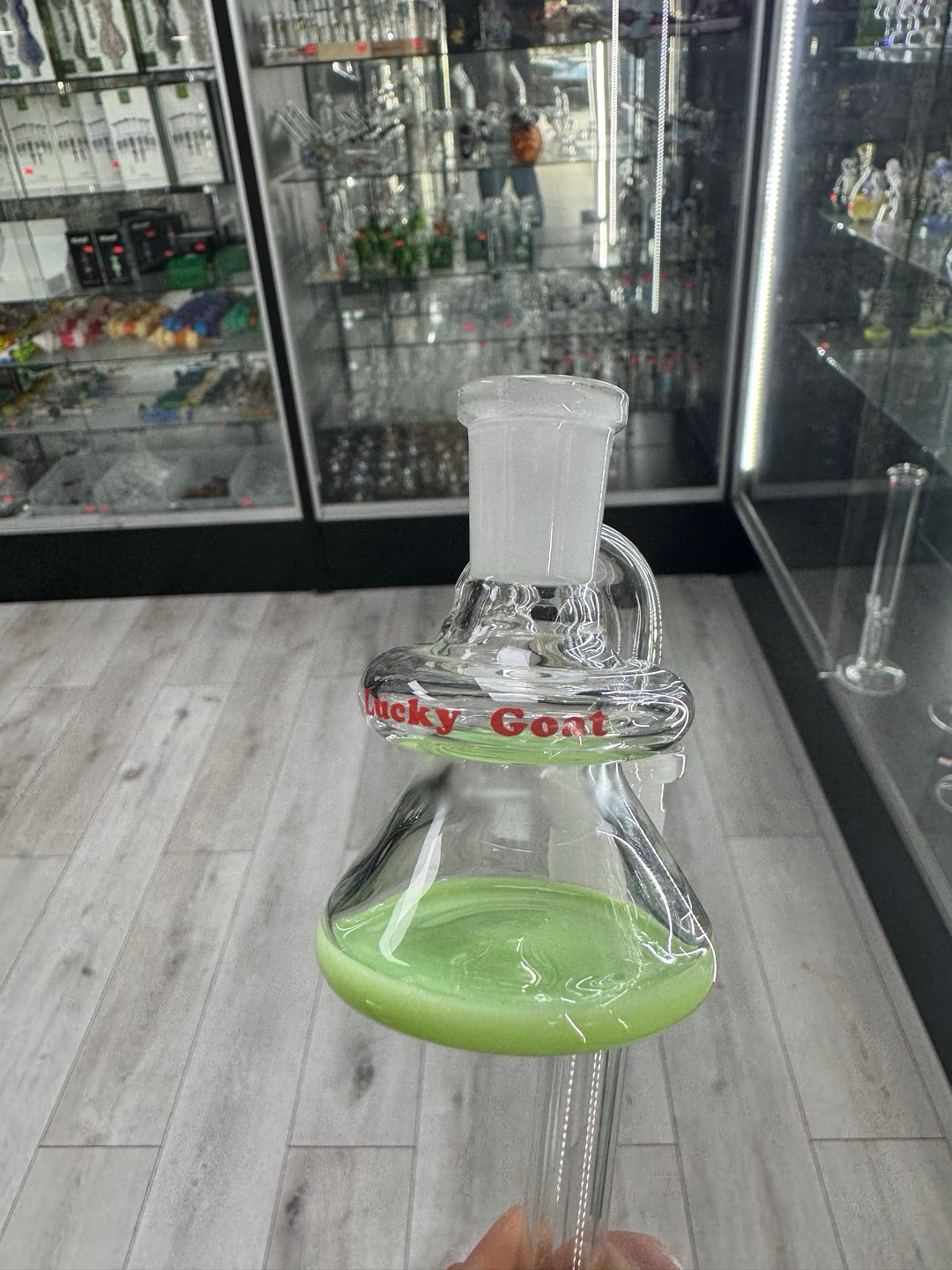 Lucky goat dry ash catcher 14/14 light green image 0