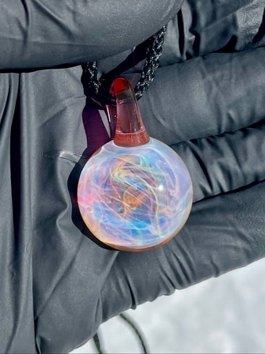 Preview pic of Chaos pendant pink #2