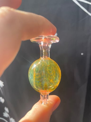 Preview pic of Silver an Gold fumed bubble cap