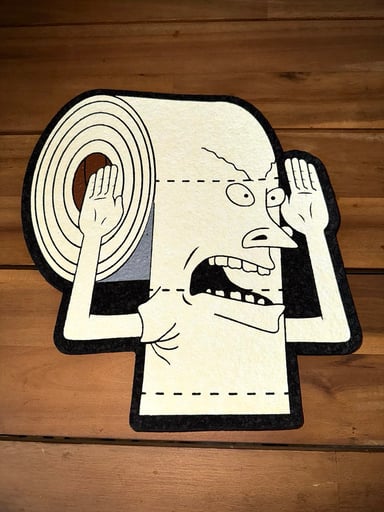 Preview pic of Steez Mcgee Teepee Glow In Dark Moodmat