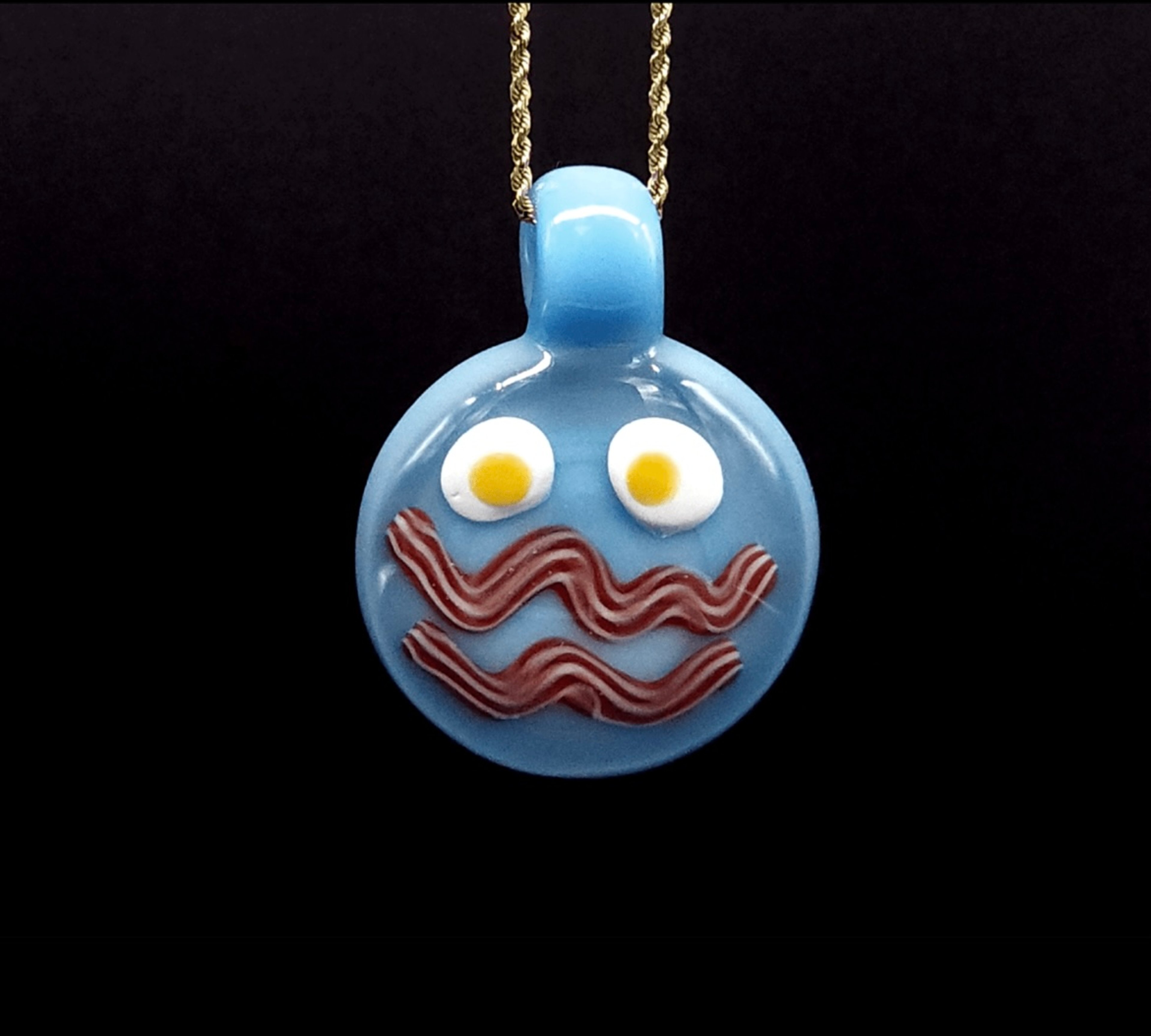 GlassHappy Baconface Pendant image 0