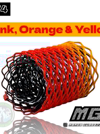 Preview pic of Mamba Guardzz - Heat Cage #74 - Blazer GT8000 Guard (Pink, Orange & Yellow)