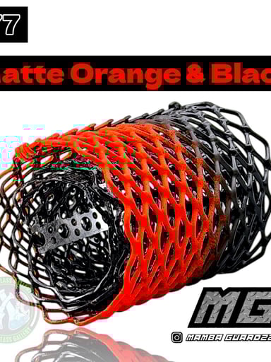 Preview pic of Mamba Guardzz - Heat Cage #77 - Blazer GT8000 Guard (Matte Orange & Black)