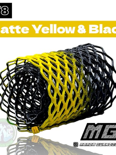 Preview pic of Mamba Guardzz - Heat Cage #78 - Blazer GT8000 Guard (Matte Yellow & Black)