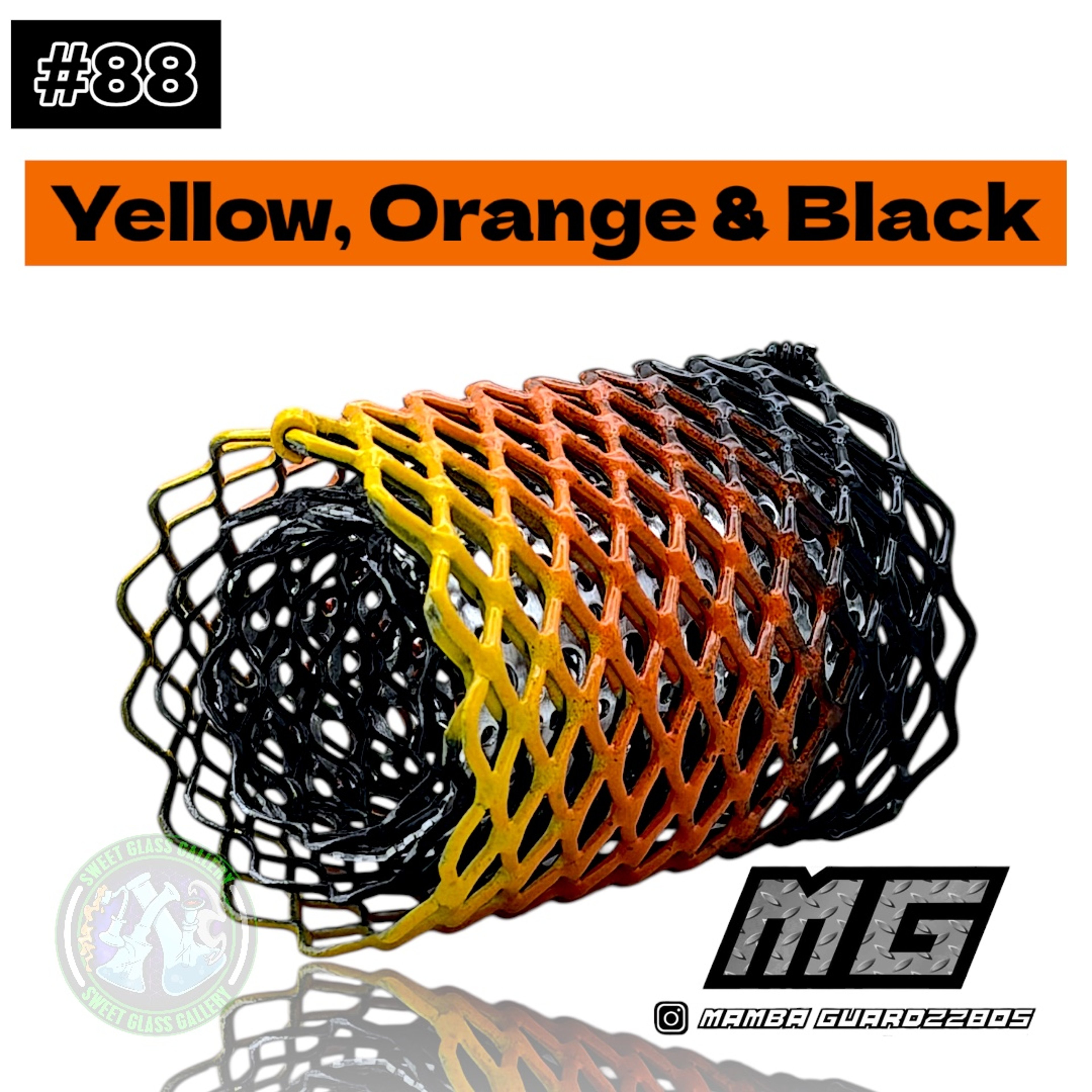 Mamba Guardzz - Heat Cage #88 - Blazer GT8000 Guard (Yellow, Orange & Black) image 0