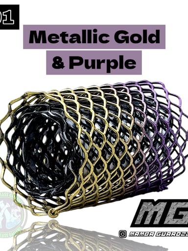 Preview pic of Mamba Guardzz - Heat Cage #91 - Blazer GT8000 Guard (Metallic Gold & Purple)