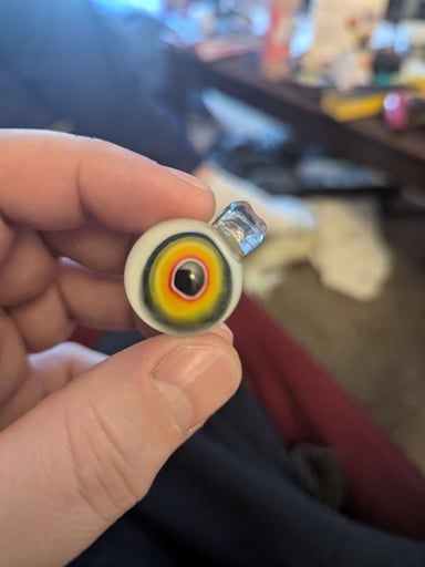 Preview pic of Eyeball marble pendant