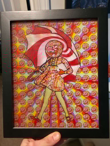 Preview pic of Slinger X Mike Gong Lenticular vinyl Print Acid Eater