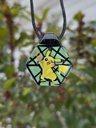Preview pic of Pikachu Pokemon Layered Glow Pendant