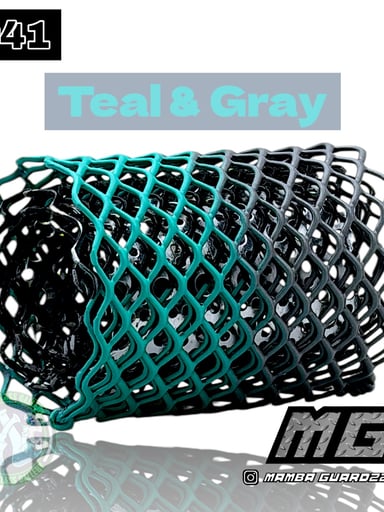 Preview pic of Mamba Guardzz - Heat Cage #41 - Blazer GT8000 Guard (Teal & Gray)