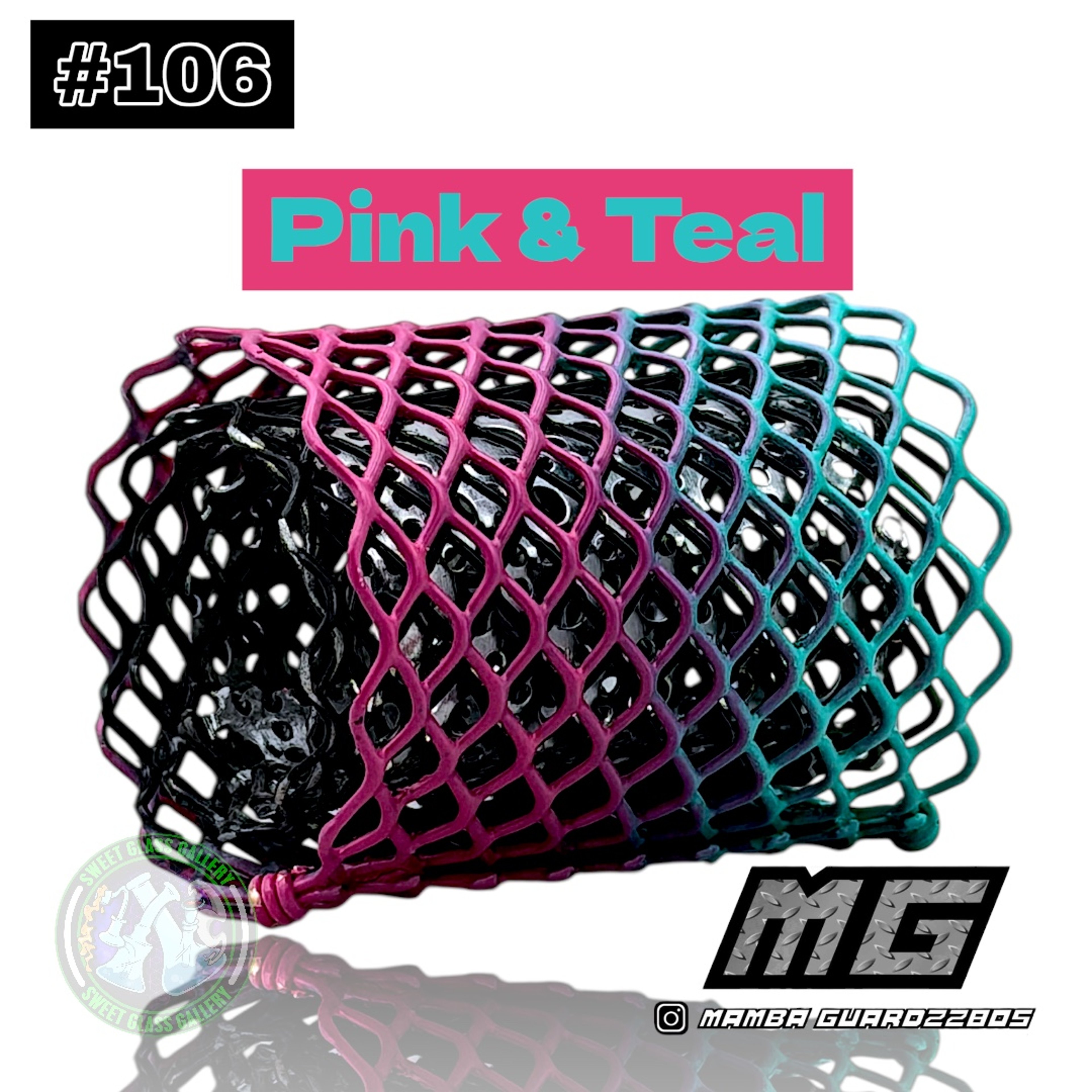 Mamba Guardzz - Heat Cage #106 Blazer GT8000 Guard (Pink & Teal) image 0