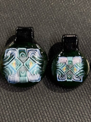 Preview pic of SMALL Jeff Heathbar Murrine Pendant