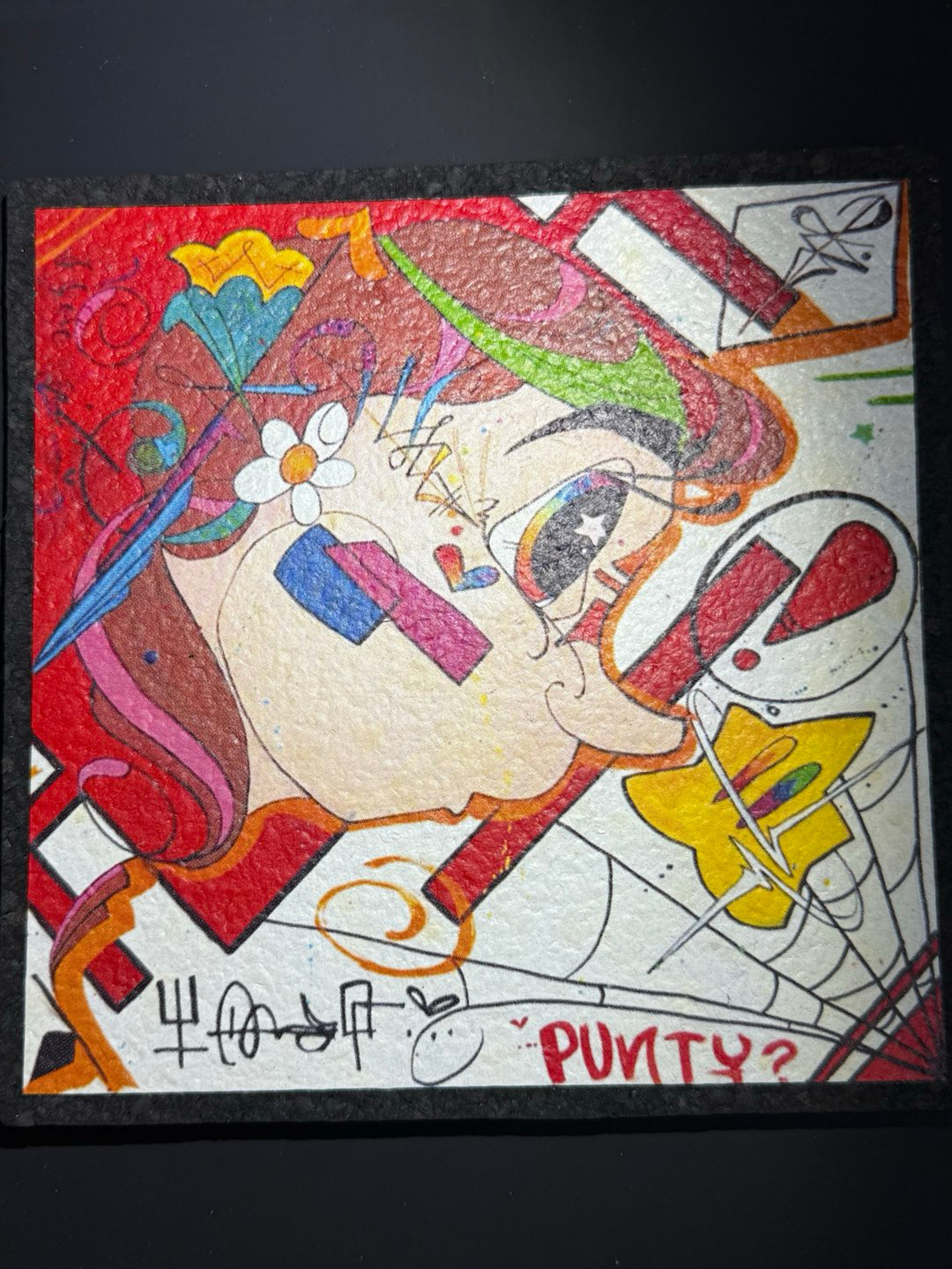 Preview pic of Punty glass Mary Jane moodmat