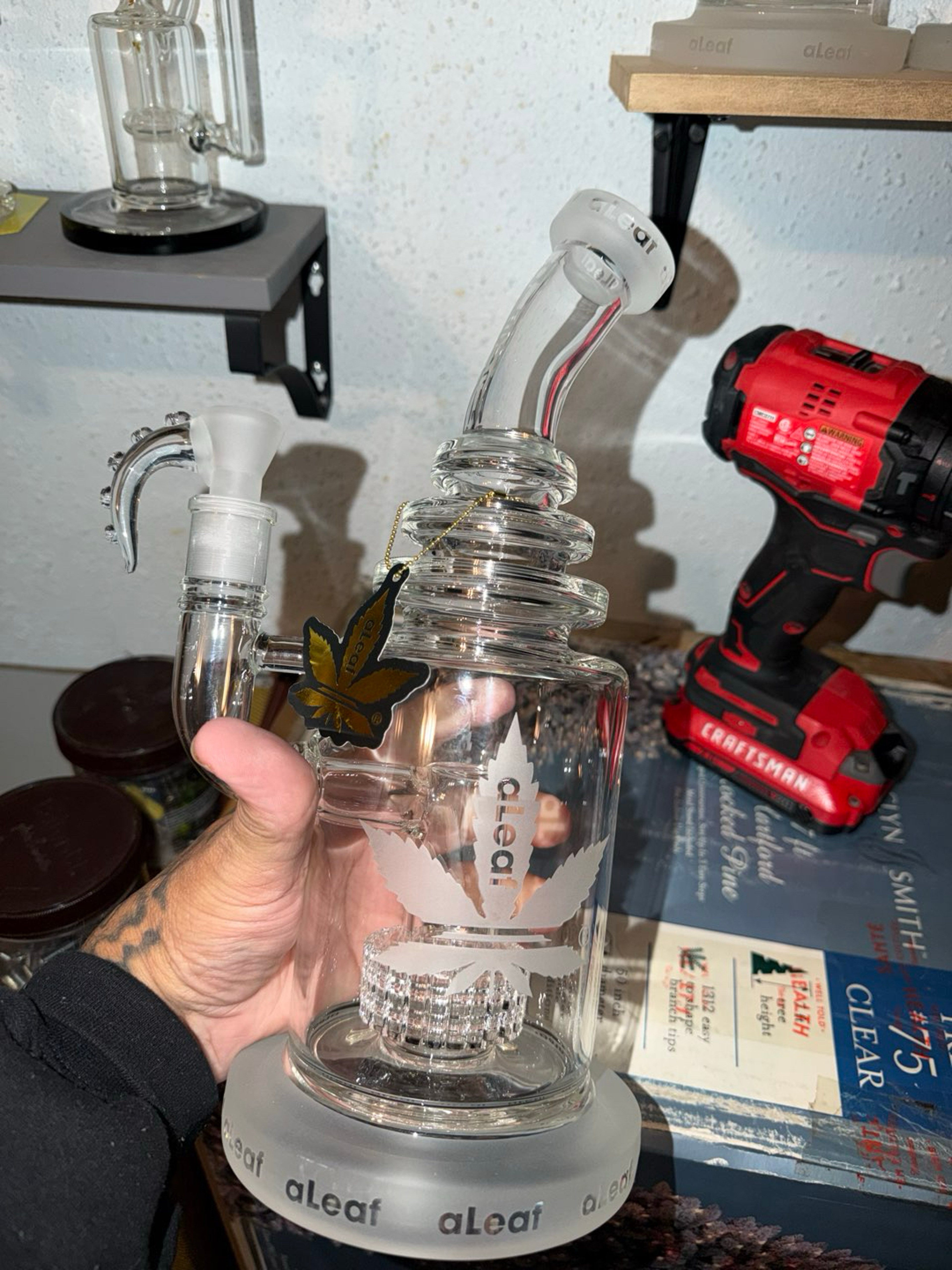 Preview pic of Aleaf 13in matrix bubble dumper