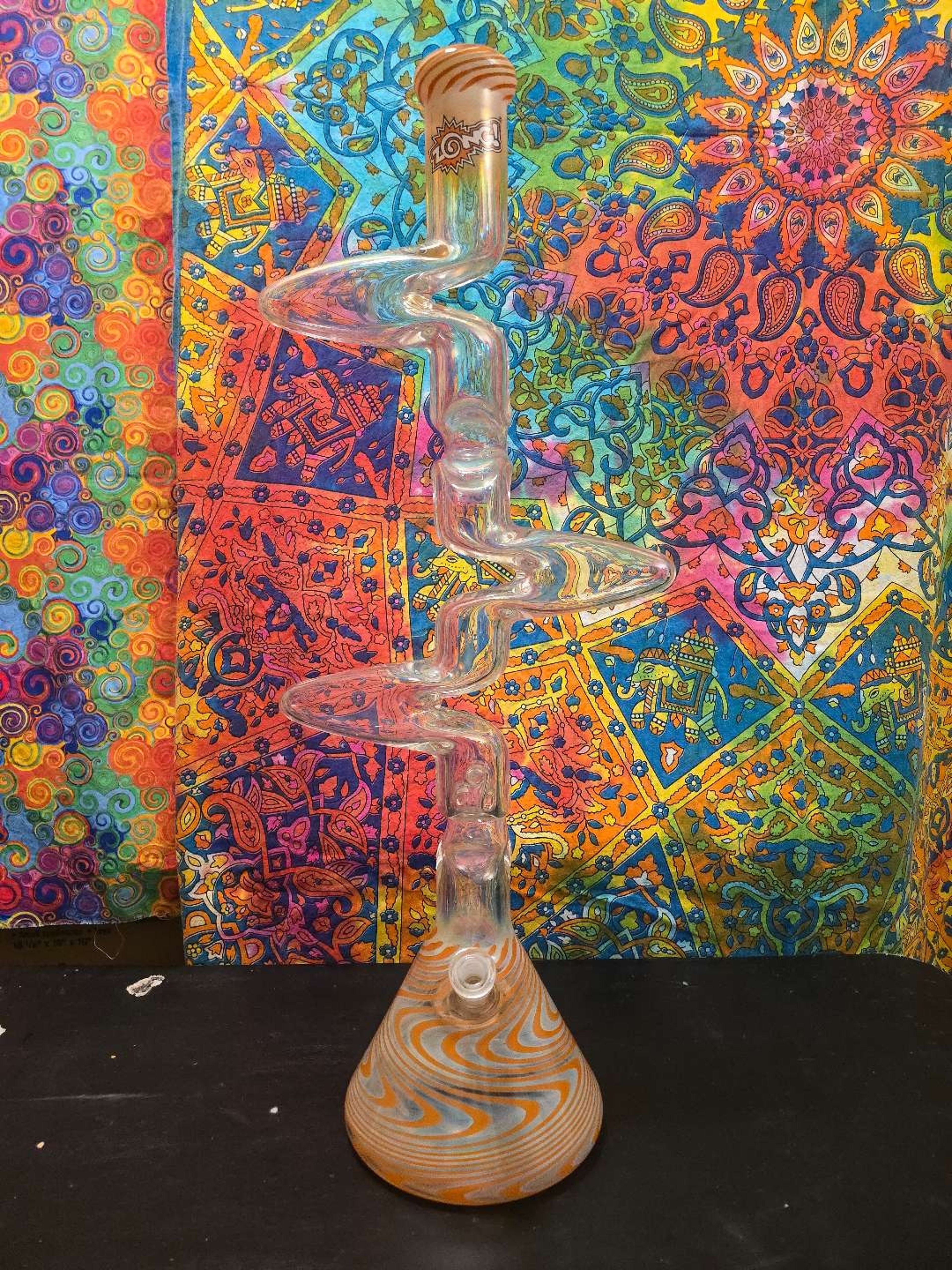 Monster Zong 5 Kink Beaker Bong (27 inches tall) image 0