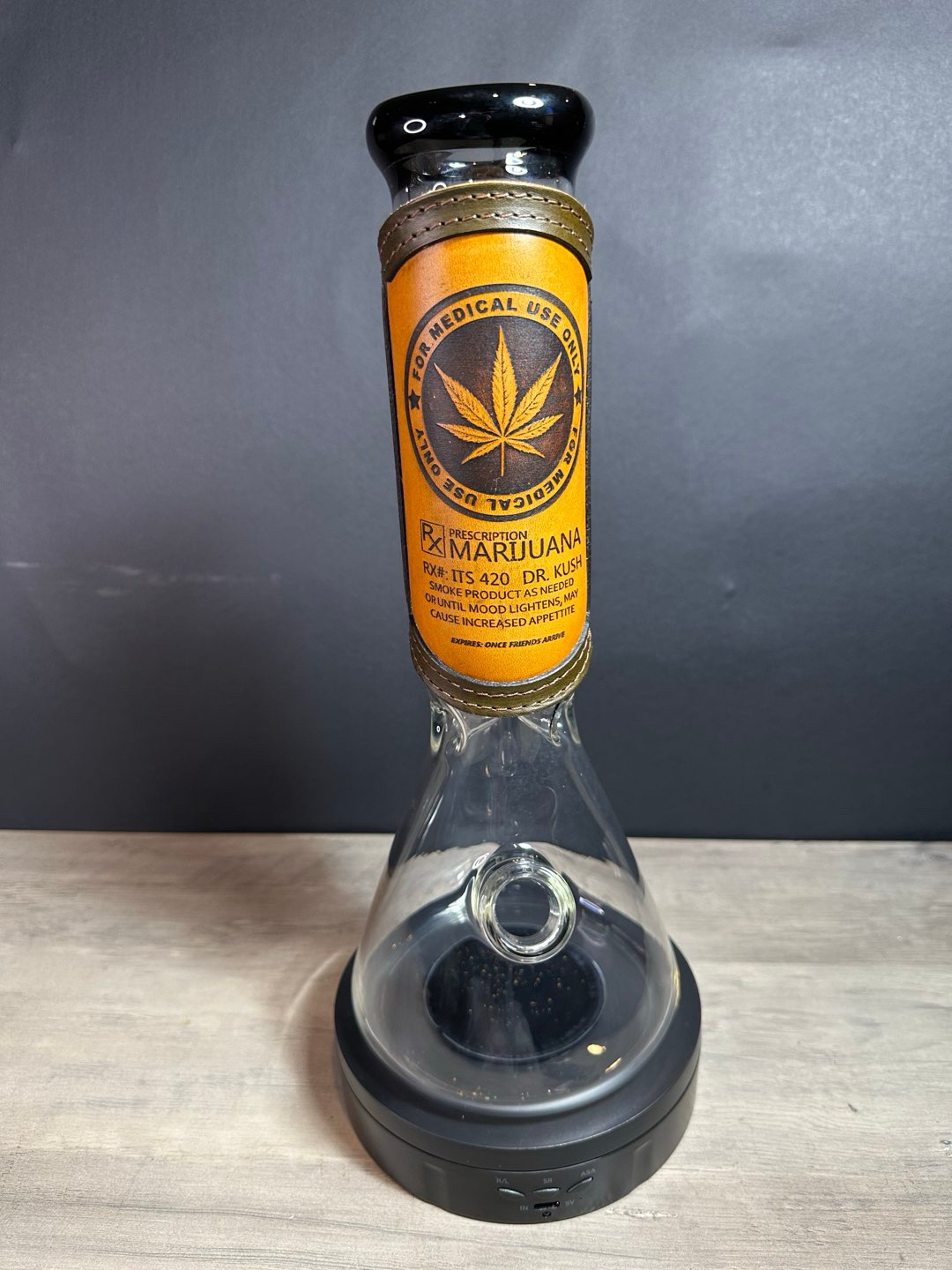 Preview pic of RipGrip – Handcrafted Leather Wrap with Hand-Stained Finish