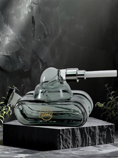 Preview pic of Cali CloudX Redfighter War Tank Marble Nectar Collector Set in Black
