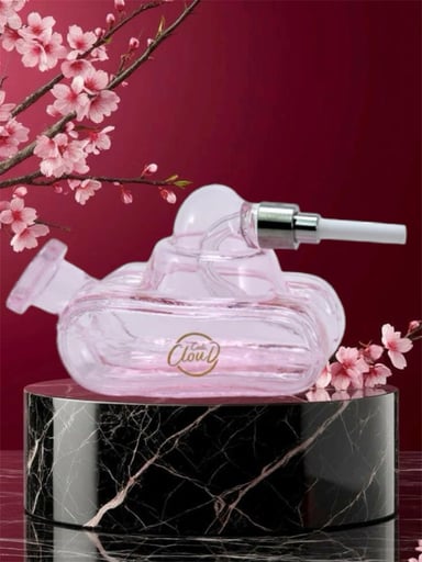 Preview pic of Cali CloudX Redfighter War Tank Marble Nectar Collector Set in Pink