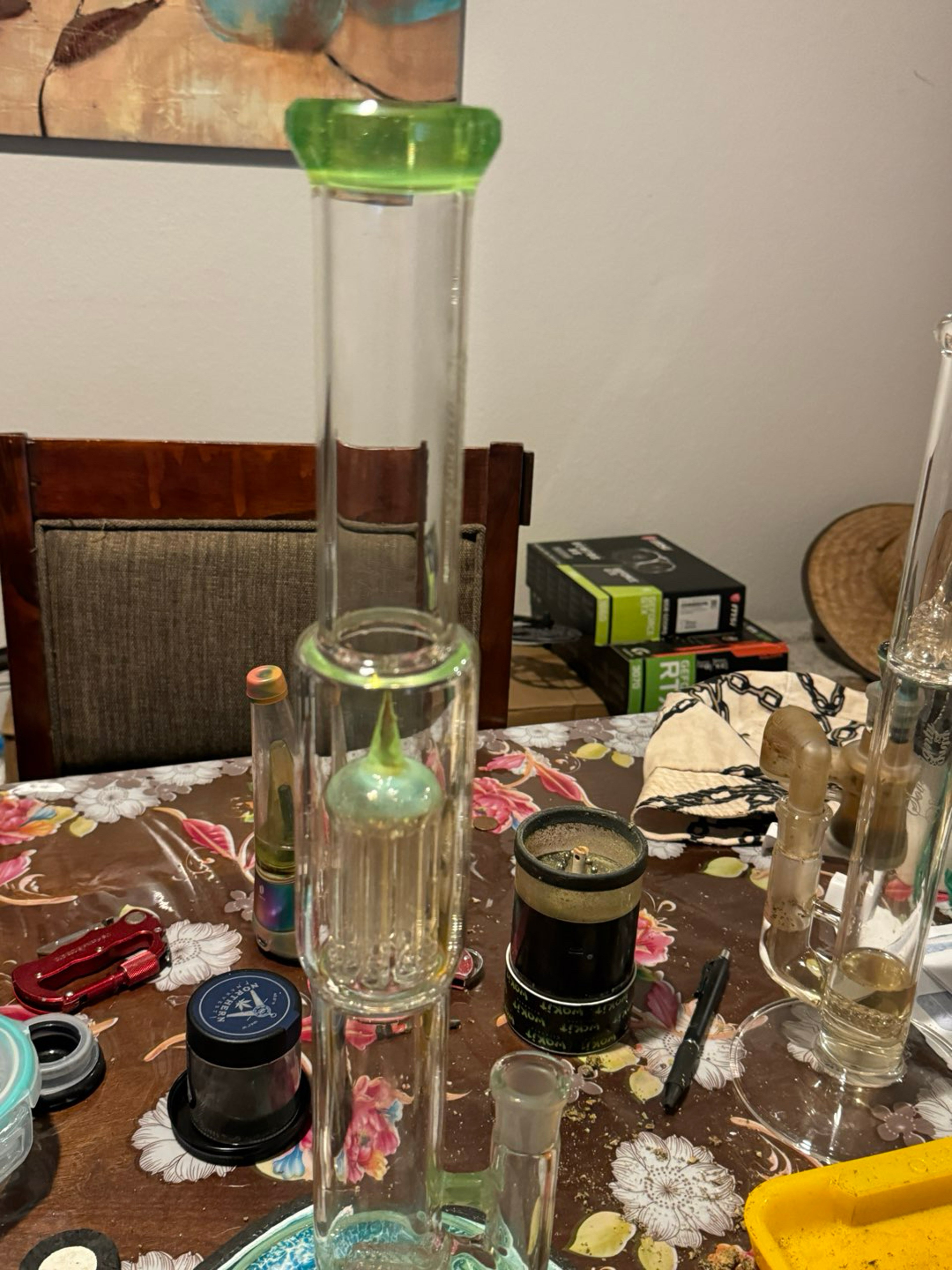 Preview pic of 3-8 slyme x Illuminati  slide poker and stand all matching