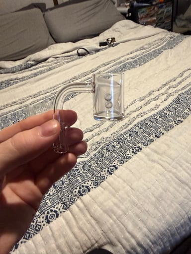 Preview pic of Quartz Banger w/ Terp Pearls