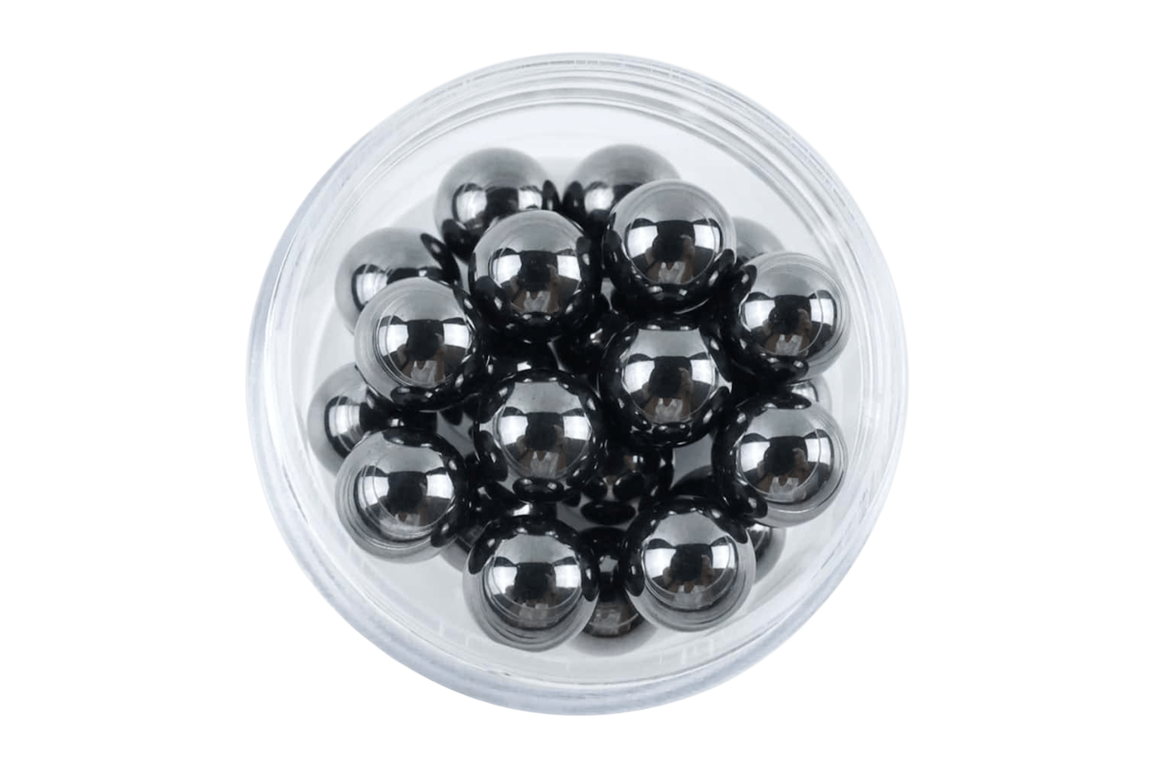 Preview pic of 2pk 6mm Moissanite Terp Pearl Grade D Black