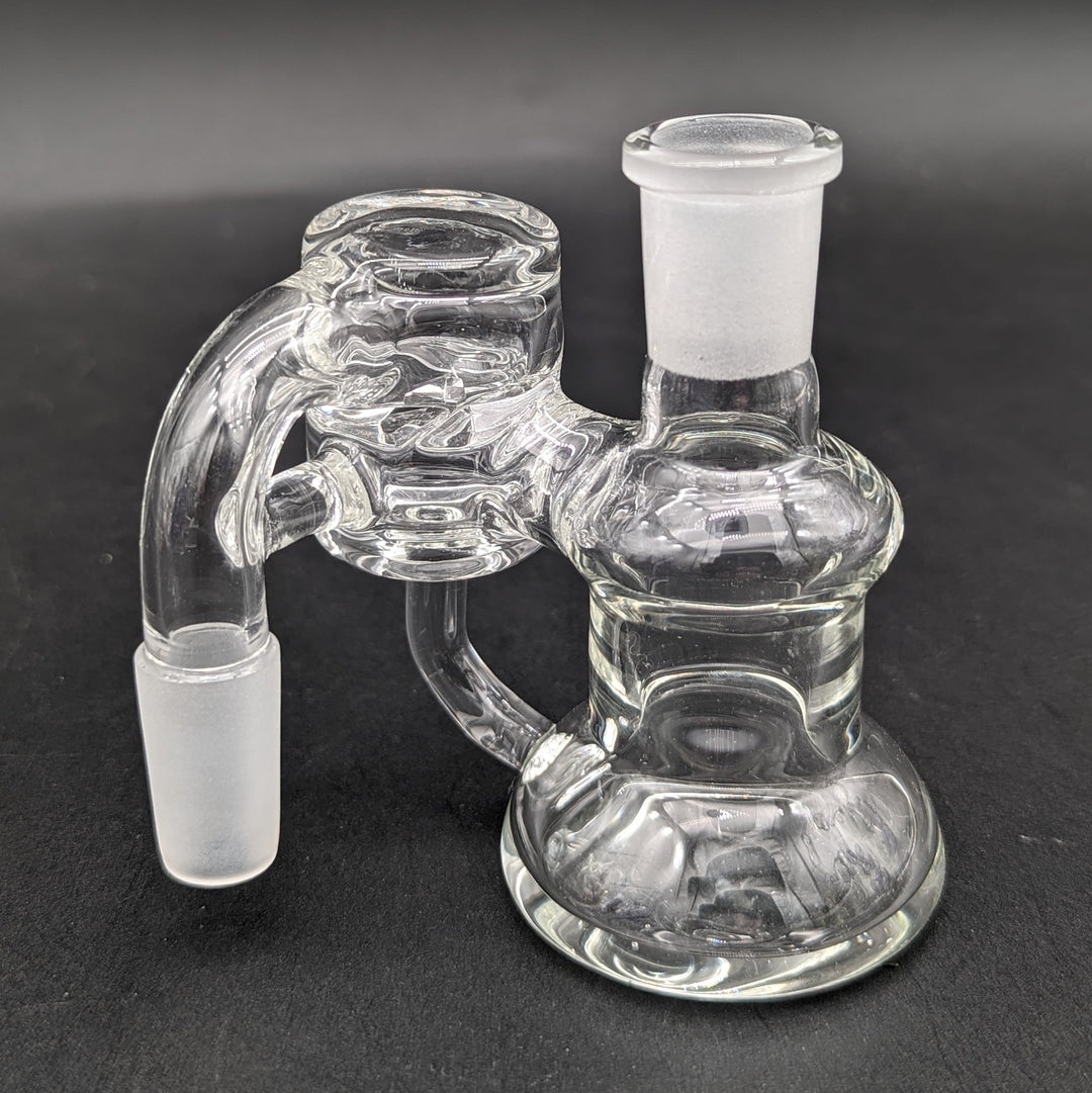 GREEK GLASS 14MM ASH CATCHER W/ SPLASH GUARD image 0