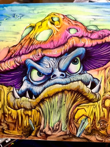 Preview pic of 12x12”  original canvas