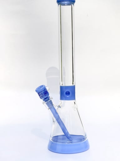 Preview pic of 9mm Blue Beaker 18in by Vetro