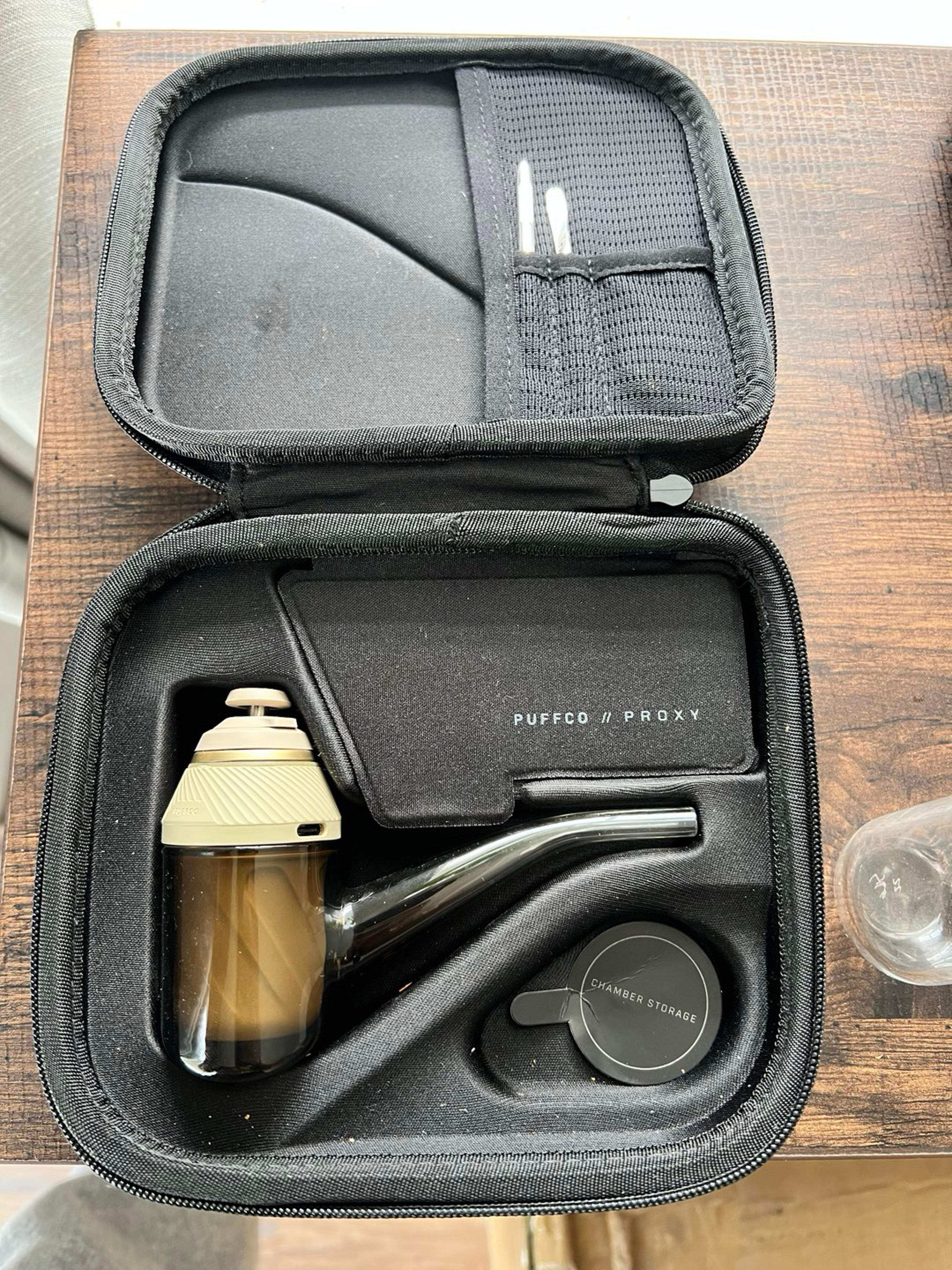 Preview pic of Dessert Puffco proxy V1 with extra glass, and new chamber