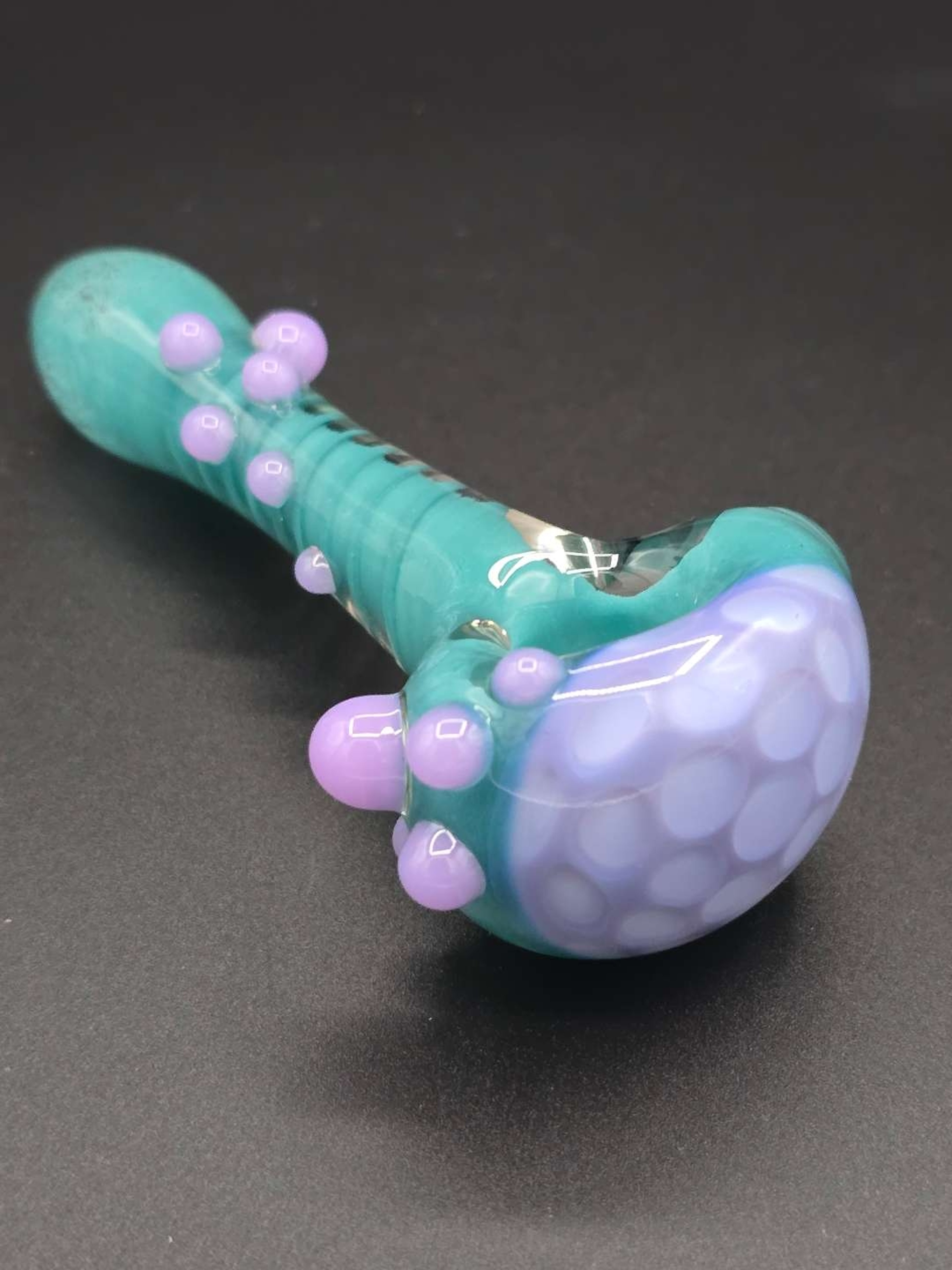 Preview pic of Aqua X Purple Honeycomb Pipe