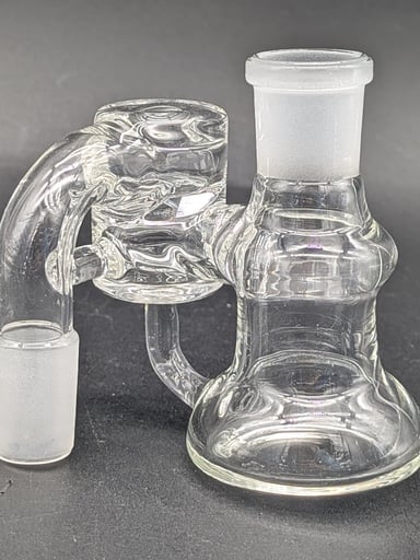 Preview pic of GREEK GLASS 18MM ASH CATCHER W/ SPLASH GUARD