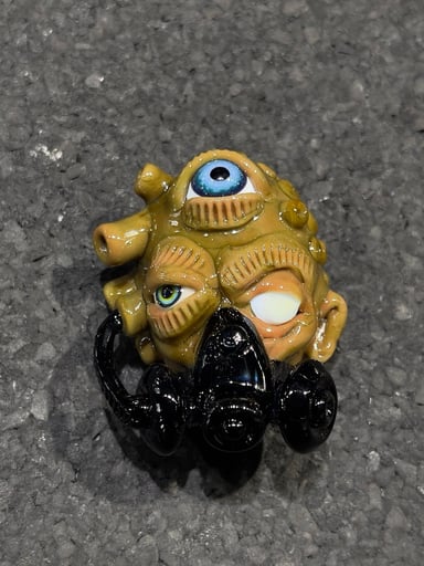 Preview pic of Salt x Ghost Gas Mask Pendy