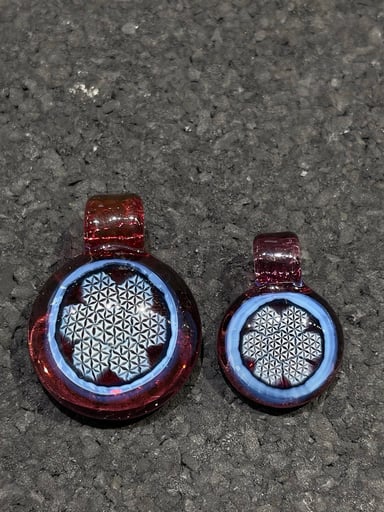 Preview pic of SMALL Jeff Heathbar Murrine Pendant